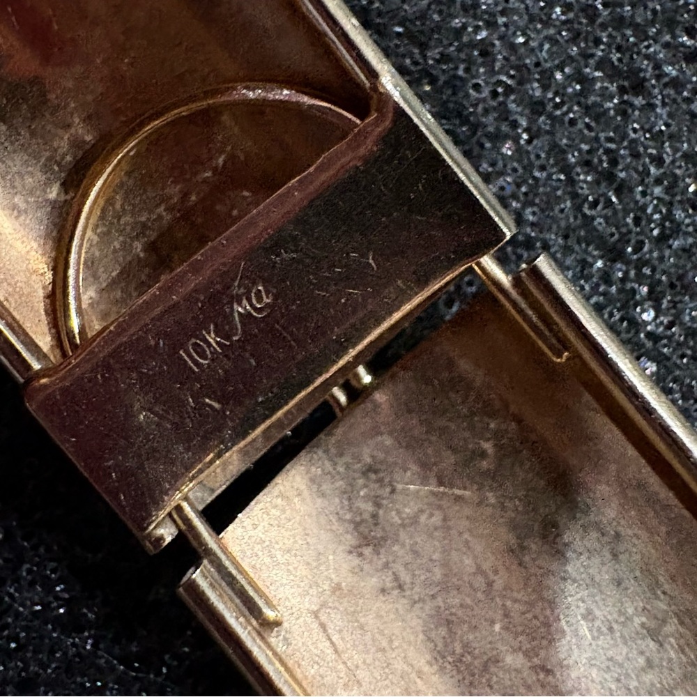 10k Solid Gold Michael Anthony Bangle Bracelet - image 4